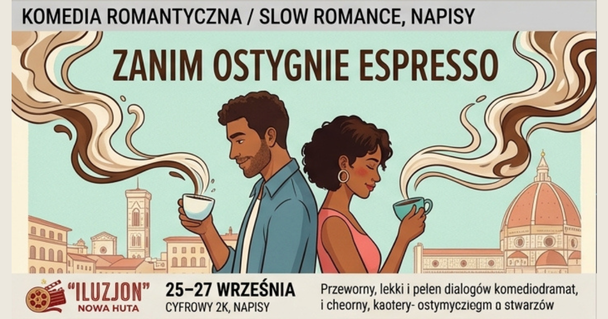Komedia romantyczna: „Zanim ostygnie espresso”